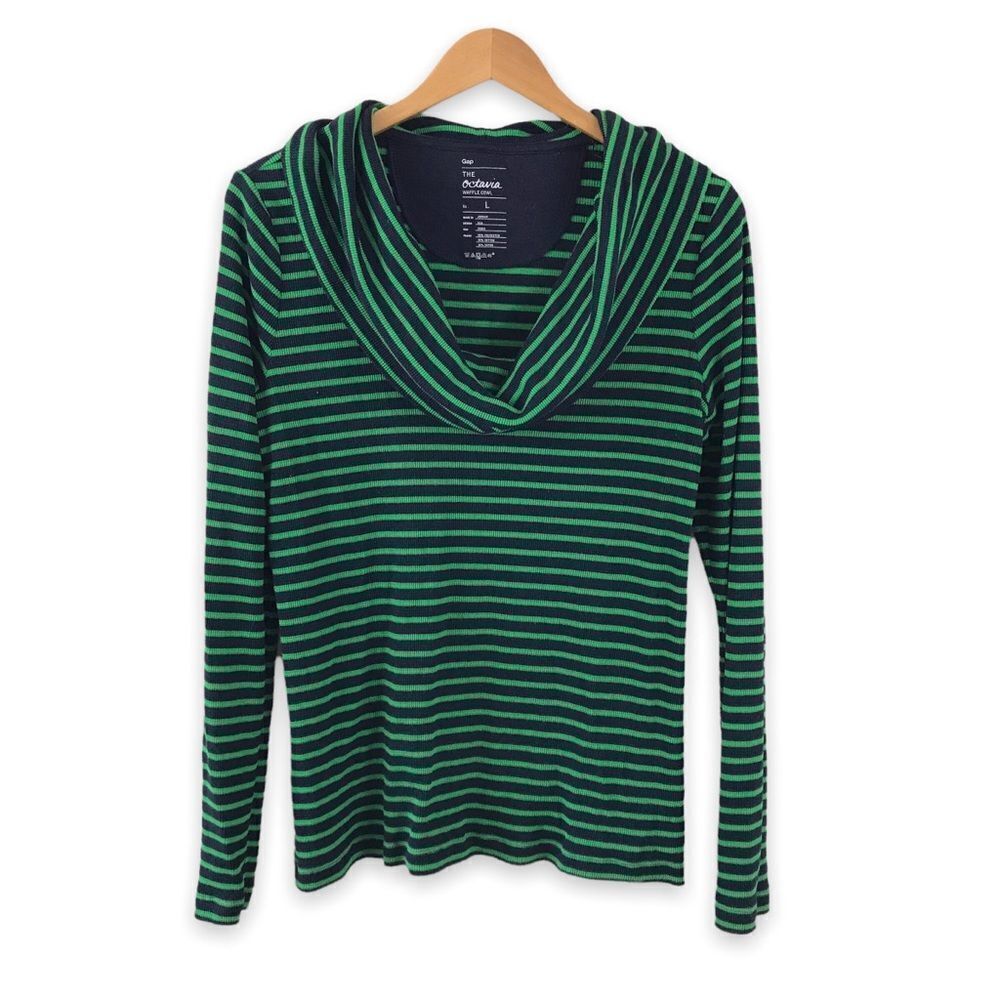 GAP Octavia waffle cowl neck sweater